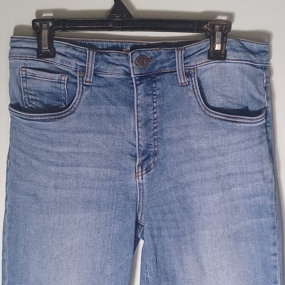 Kut from the Cloth Jeans Womens 10 Relaxed High Waisted Med Wash Ankle Stretch - Picture 2 of 13